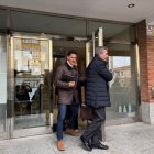 Antonio Galán y Virginia Martínez a su salida del juzgado