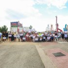 Imágenes de una feria cerrada en forma de protesta para no volver a la calle Laredo el próximo año.