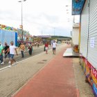 Imágenes de una feria cerrada en forma de protesta para no volver a la calle Laredo el próximo año.