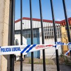 El suceso ocurrió en esta nave propiedad de la familia, que regenta un negocio de aceitunas.