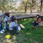 Instante de la grabación del documental.