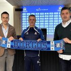 Imagen de la presentación del nuevo entrenador del Recoletas Salud San Pablo Burgos.