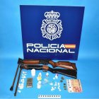 Imagen del material inautado por la Policía Nacional