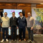 El presidente de Asebor con representantes de Laffort