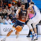 Ayoze Alonso, durante el partido contra Palencia.