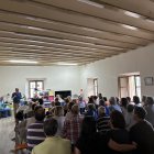 Imagen de una de las reuniones que han mantenido los vecinos afectados