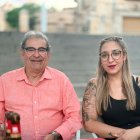 Albena con el alcalde de Pardilla
