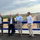 El subdelegado ha visitado el nuevo tramo de la A-11