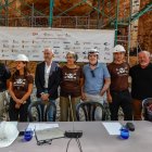 El consejero de Cultura, Alberto Díaz Pico presentó los resultados de la campaña de excavaciones junto a los codirectores.