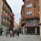 Imagen de la calle Isilla en Aranda de Duero. L. V.