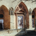 Propuesta de los bocetos presentados por Antonio López para las puertas de la Catedral de Burgos. ICAL