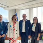 La alcaldesa y la concejala de Promoción de Aranda de Duero se han reunido con el presidente de la Comisión de Agricultura