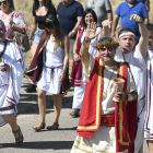 La tradición romana volvió a llenar de alegría las calles de Baños de Valdearados. ICAL