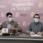 David Jurado y Javier Lezcano, durante la rueda de prensa en Diputación. SANTI OTERO
