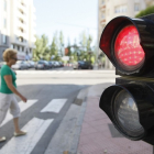 Andando Burgos plantea sustituir semáforos en cruces por puntos de «preferencia peatonal». RAÚL G. OCHOA