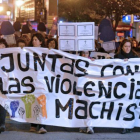 Manifestación de rechazo a la violencia de género en Burgos. SANTI OTERO