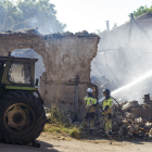 Las consecuencias del grave incendio de Quintanilla del Coco. FOTO: SANTI OTERO