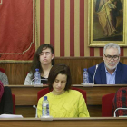 Los seis concejales de Imagina durante la sesión plenaria del pasado viernes.-RAÚL G. OCHOA