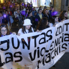 Imagen de archivo de una manifestación contra la violencia de género. RAÚL G. OCHOA