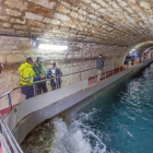 La Sociedad de Aguas sufragó las visitas guiadas a los depósitos del Castillo durante el mes de marzo mediante un contrato menor.-ISRAEL L. MURILLO
