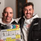Javier Castro (izquierda) y Jorge González, director y productor del documental ‘Las Vegas 2’, respectivamente. LAS VEGAS 2