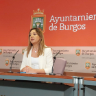 La portavoz del grupo municipal del Partido Popular en Burgos, Carolina Blasco. ECB