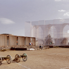 Recreación del proyecto ‘Castillos en el aire’, ganador del concurso promovido por el Ayuntamiento de Burgos para elCastillo. ECB