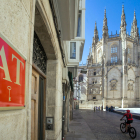 La mayor parte de los alojamientos turísticos que se ofertan en Burgos se encuentra a la sombra de la Catedral. TOMÁS ALONSO