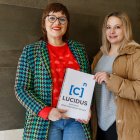 Carolina del Hoyo y Sara Sedano son miembros de la Asociación Lucidus. SANTI OTERO