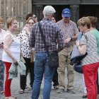 Turistas senior en Burgos. ECB