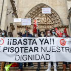 Protesta de los trabajadores de la Catedral. SANTI OTERO
