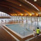 Interior de las piscinas climatizadas de San Amaro. ECB