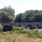 Puente romano sobre el río Arlanza en Tordómar. ECB