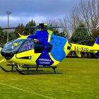 Emergencias Sanitarias - Sacyl envó un helicóptero sanitario. ECB