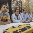 David Martín, Jesús Hernando (La Favorita), Leví Moreno e Iñaki Sicilia, ayer, durante la presentación de ayer.-SANTI OTERO
