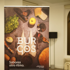 Cartel de la presentación de la candidatura de Burgos a capital europea de la cultura en Madrid.