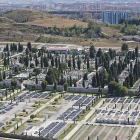 Imagen aérea de parte del cementerio de San José de la capital burgalesa.-RAÚL G. OCHOA