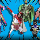 Montaje de los personajes de Superchica de la compañía Bambalúa Teatro. BAMBALÚA