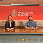 Carolina Blasco y Jorge Berzosa, en rueda de prensa.