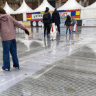 Pista de hielo en Burgos