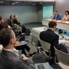 Instante de la jornada celebrada en Burgos. ECB