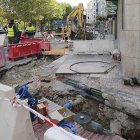 Imagen de unas obras en la red de abastecimiento de aguas.-RAÚL G. OCHOA