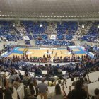 Vista general del Coliseum durante uno de los partidos disputados pro el San Pablo Burgos en la liga ACB.-ISRAEL L. MURILLO
