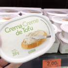 La crema de tofu de Hacendado se fabrica en Burgos por Frías Nutrición. ECB