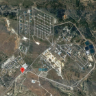 Imagen por satélite de las instalaciones de Maxam en Quintanilla Sobresierra. GOOGLE MAPS