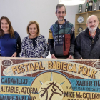 Presentación del festival Babieca Folk 2022 en el Centro Gallego de Burgos. SANTI OTERO
