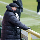Caselli, a pie de campo durante un partido del Burgos CF. SANTI OTERO