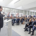 Un momento de la presentación de las medidas que destacan por una visión más global.-SANTI OTERO