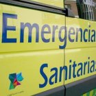 Herido un motorista en Burgos tras chocar contra un tractor. 112