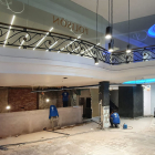 Reforma de la cafetería del Principal que prevé abrir sus puertas para San Pedro.